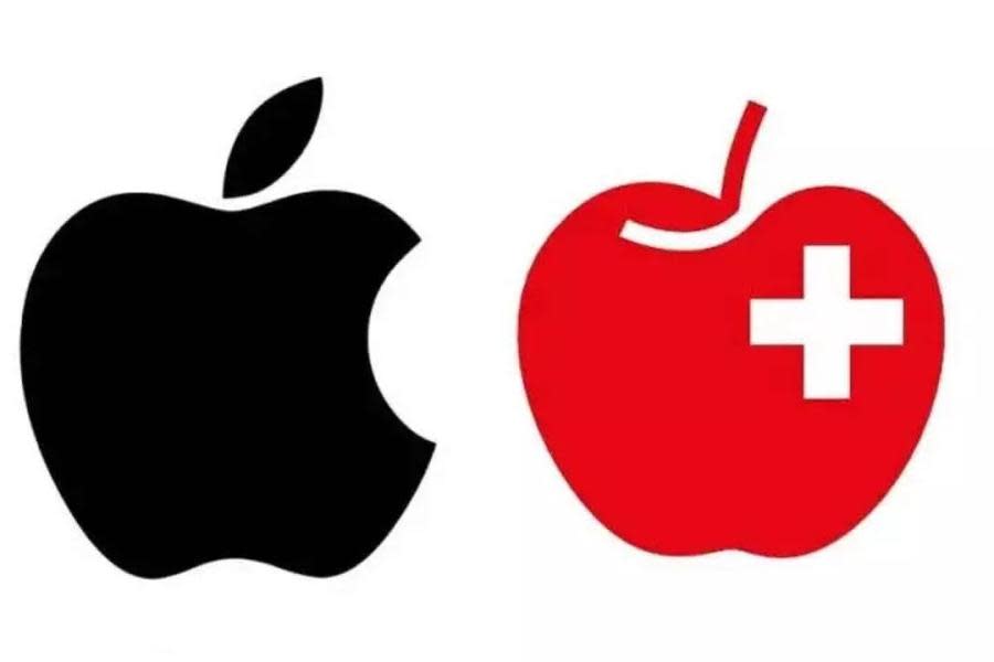 Logo de Apple vs. Sindicato de Frutas de Suiza