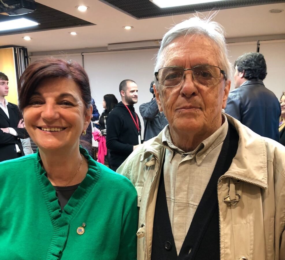 Kelly Olmos y Roberto Buser
