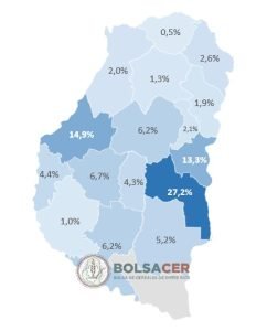 La Bolsa de Cereales de Entre Ríos (BolsaCER), en colaboración con la Universidad Nacional de Entre Ríos (UNER) y la Universidad Católica Argentina (UCA), calculó el consumo de soja en la provincia durante el año 2023. El objetivo del presente informe es dar a conocer y cuantificar las principales actividades que demandaron soja como parte de su proceso productivo.