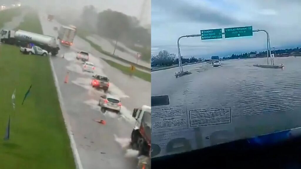 Rutas cortadas por el temporal: el campo aislado entre Córdoba y Buenos Aires