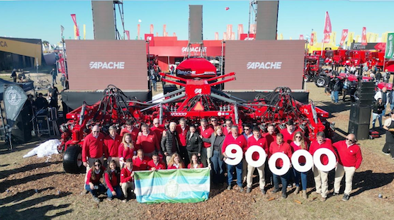 apache2 La flamante Air Drill 90000 llega a Palermo con distribución neumática de alta precisión.