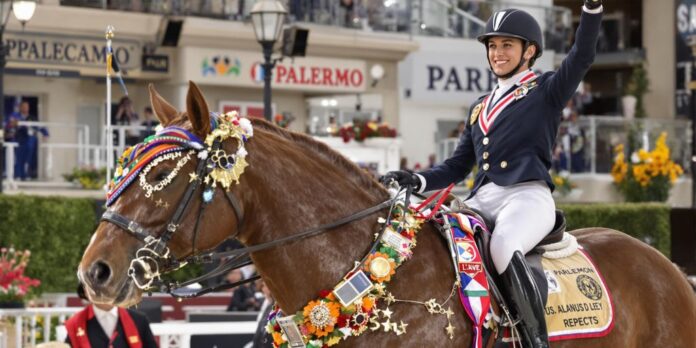 Angus de Ley compitiendo en Palermo.