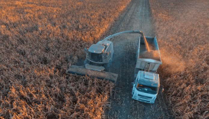 cosechadora camion