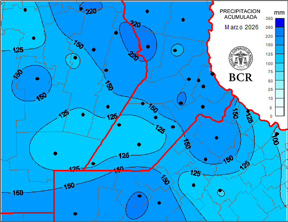 Entre tormentas, pronósticos de 7 días de alta inestabilidad y amenaza de fuertes acumulados, comenzó la cosecha de soja.