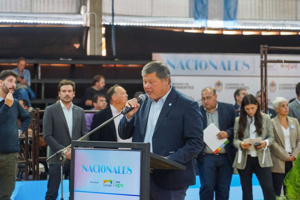 Este martes 26 se realizó el acto inaugural y corte de cintas de las NACIONALES en la Sociedad Rural de Corrientes.