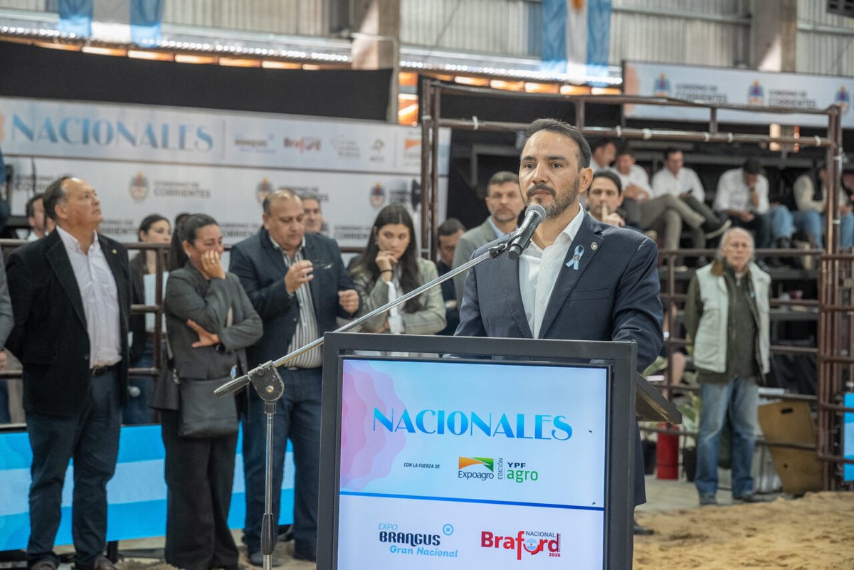 Este martes 26 se realizó el acto inaugural y corte de cintas de las NACIONALES en la Sociedad Rural de Corrientes.