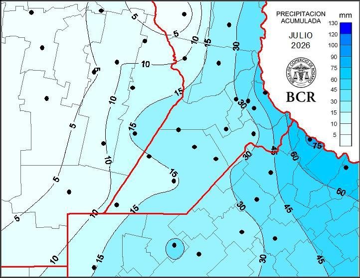 Un julio muy húmedo y cálido dejó a casi la mitad del maíz tardío sin poder cosecharse y se teme por el daño ocasionado. En trigo, hay un llamativo adelantamiento fenólogico con lotes encañando y un gran temor a que exploten las enfermedades.