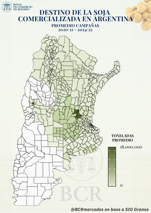 En el presente artículo realizamos un recorrido por el circuito comercial de uno de los principales cultivos del país: dónde se origina el grano, hacia dónde se dirige y cuáles son las principales modalidades de negociación, entrega y fijación de precios.